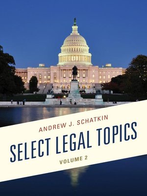 cover image of Select Legal Topics